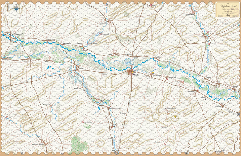 Napoleon's End, Arcis-sur-Aube Map