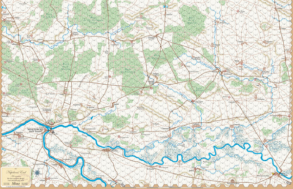 Napoleon's End, Montereau Map
