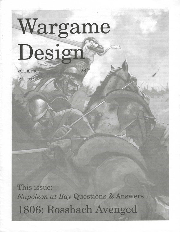 Early Issues of Wargame Design Magazine