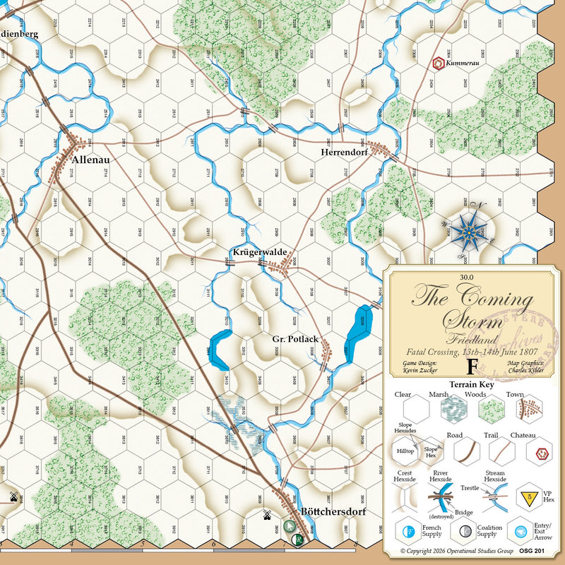 Friedlander Map The Coming Storm, Friedland – Operational Studies Group