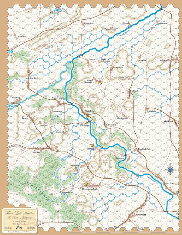 Four Lost Battles, Katzbach Map