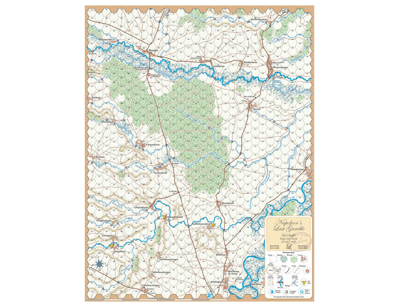 Napoleon's Last Gamble, La Souffel Map