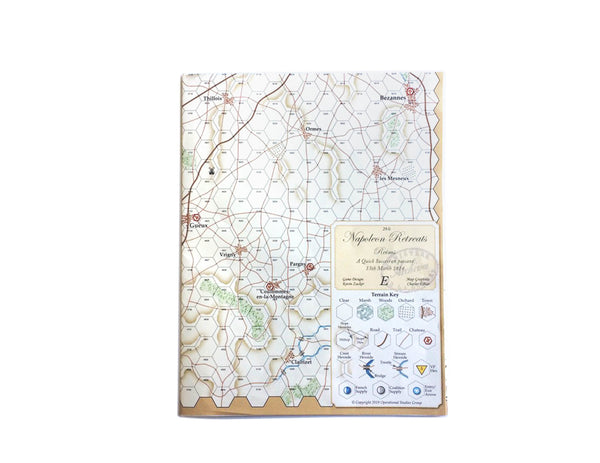 Napoleon Retreats, Reims-E Map