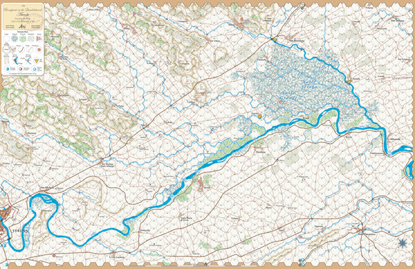 Bonaparte in the Quadrilateral, Arcole Map