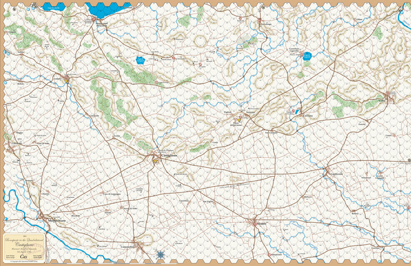 Bonaparte in the Quadrilateral, Castiglione Map