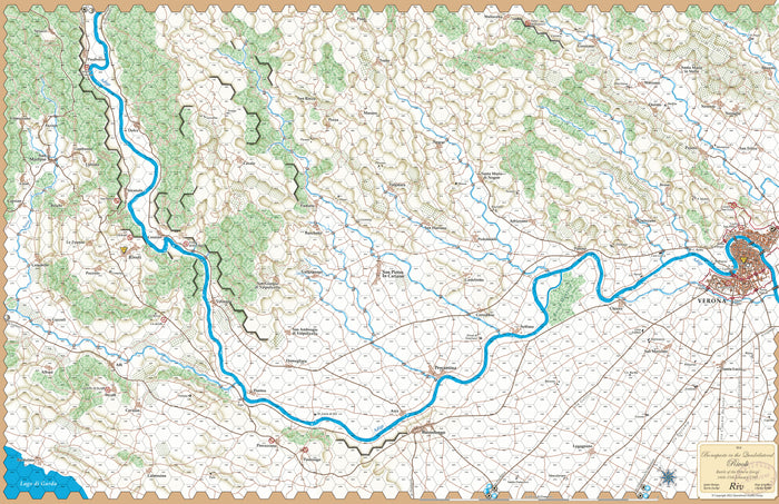 Bonaparte in the Quadrilateral, Rivoli Map – Operational Studies Group