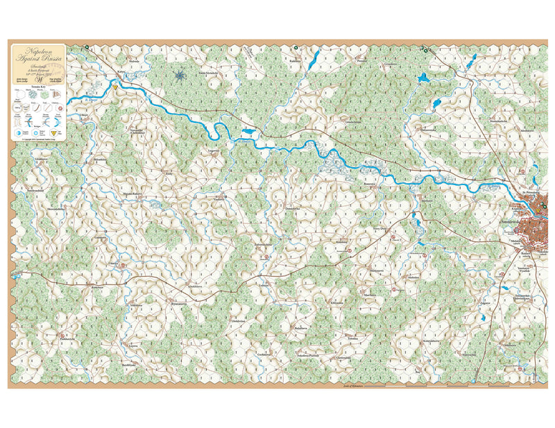 Napoleon Against Russia, Smolensk Map